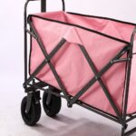 Outdoor utility wagon 15-inch Black Base with Silver Pattern