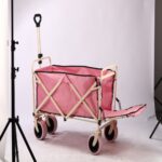Outdoor utility wagon 15-inch Beige/White Rear Rack
