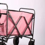 Outdoor utility wagon 15-inch Black Base with Silver Pattern