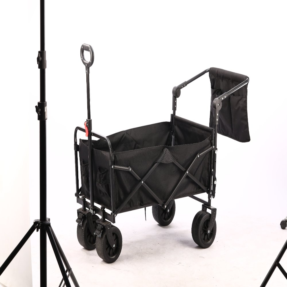 Outdoor utility wagon 10B Single-Bar Rear-Opening Handlebar (for Black Scooter)