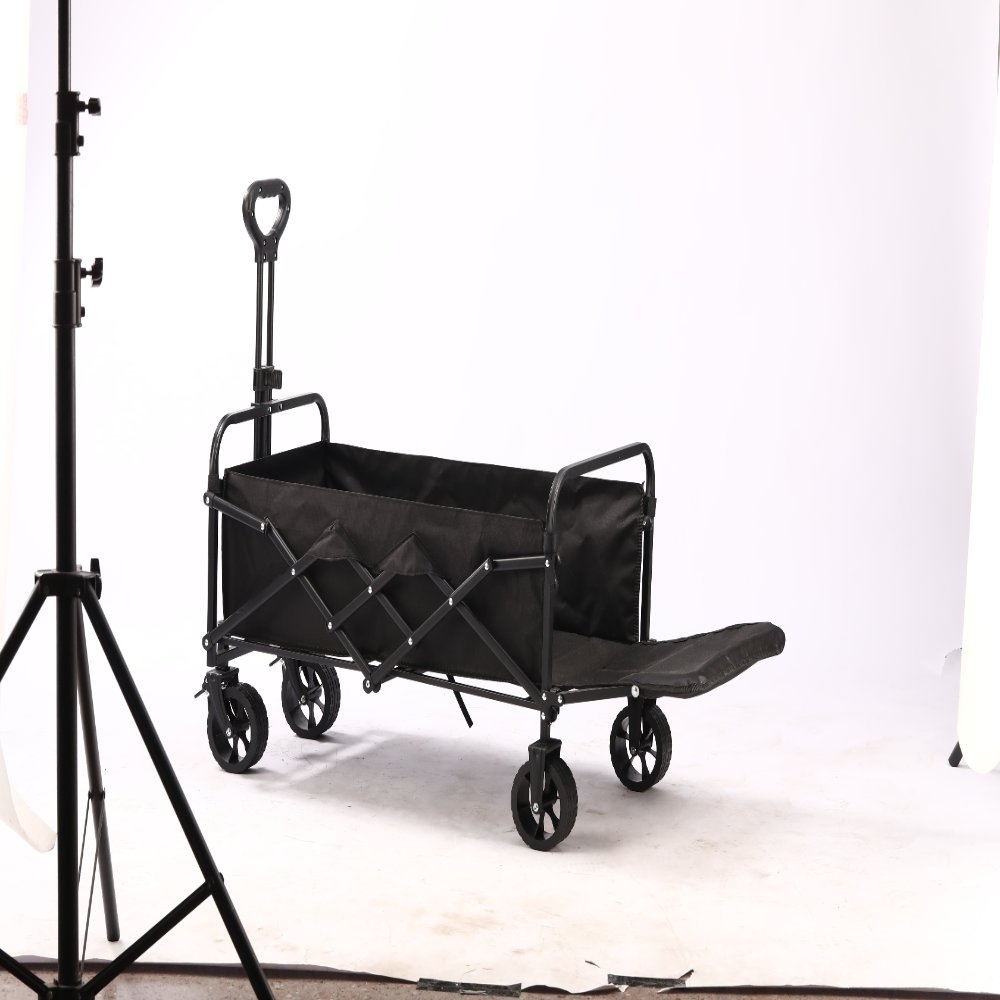 Outdoor utility wagon 7-inch Heart-Cross Rear Rack (for Black Scooter)