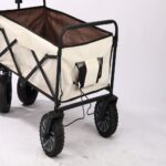 Outdoor utility wagon 10B Electric Model – Beige/Coffee Color Scooter