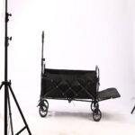 Outdoor utility wagon 7-inch Heart-Cross Rear Rack (for Black Scooter)