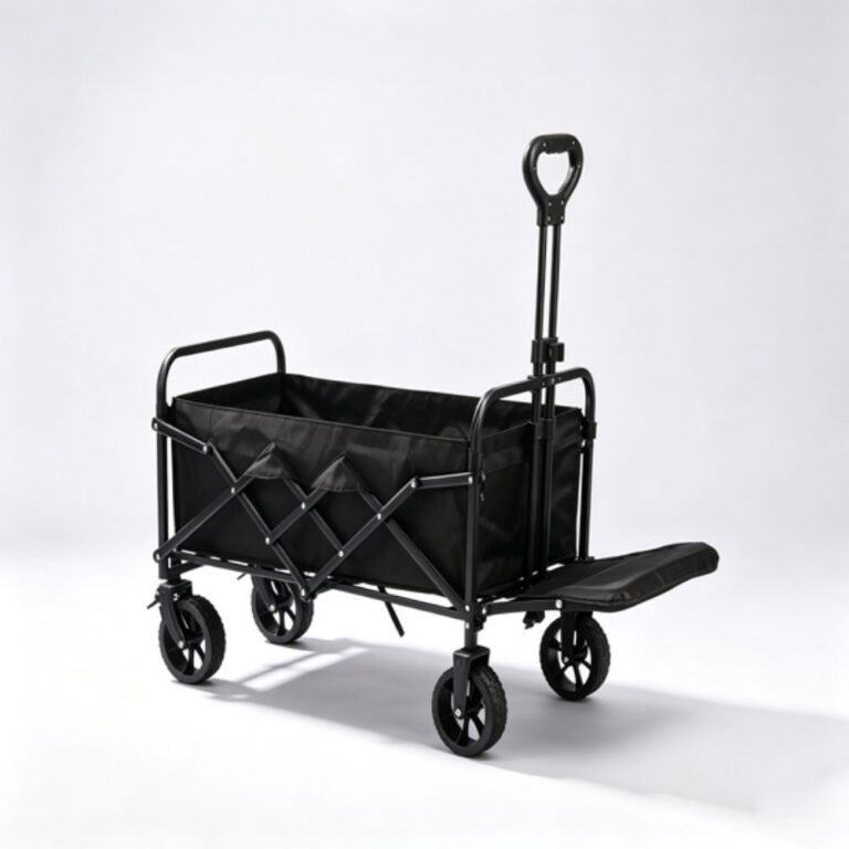 Outdoor utility wagon 7-inch Heart-Cross Rear Rack (for Black Scooter)