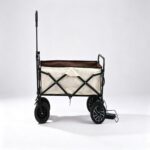 Outdoor utility wagon 10B Electric Model – Beige/Coffee Color Scooter
