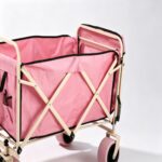 Outdoor utility wagon 15-inch Beige/White Rear Rack