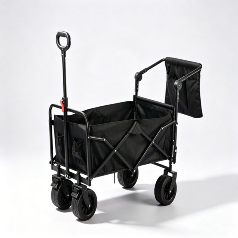 Outdoor utility wagon 10B Single-Bar Rear-Opening Handlebar (for Black Scooter)