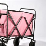 Outdoor utility wagon 15-inch Black Base with Silver Pattern