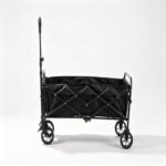 Outdoor utility wagon 7-inch Heart-Cross Black Rear Rack