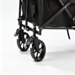 Outdoor utility wagon 7-inch Heart-Cross Rear Rack (for Black Scooter)